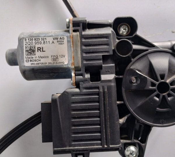 Maquina Vidro Eletrica Traseira Esq Polo Virtus Nivus 18/21