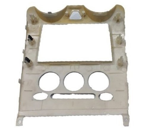 Moldura Painel Central Rely Van 2013 Prata