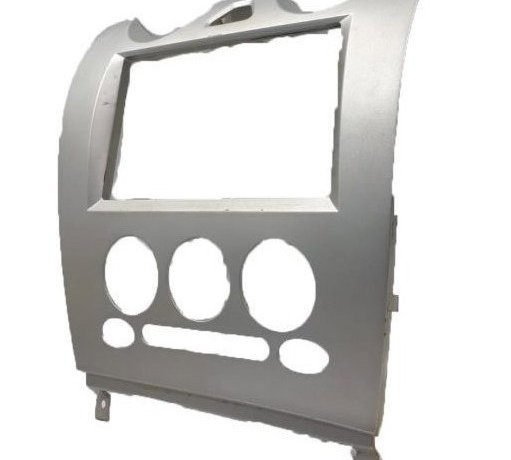 Moldura Painel Central Rely Van 2013 Prata