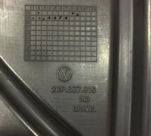 Capa Acabamento Porta Dianteira Ld Vw T-cross 2019/20