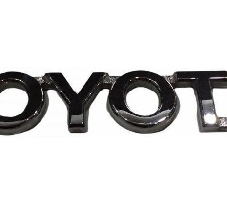 Letreiro Toyota Tampa Traseira Etios 2017
