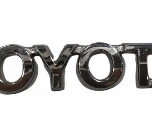 Letreiro Toyota Tampa Traseira Etios 2017