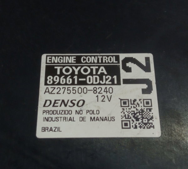 Módulo Injeção Toyota Etios 2015 896610dj21