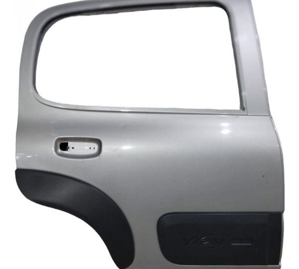 Porta Traseira Direita Fiat Uno Vivace 2013 A 20 Traseira Direito Cinza