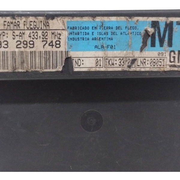 Módulo Alarme Chevrolet Vectra Zafira Astra