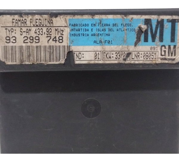 Módulo Alarme Chevrolet Vectra Zafira Astra