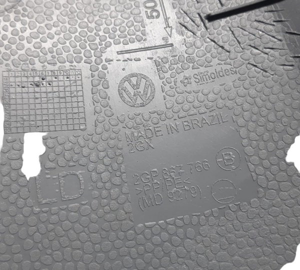 Acabamento Assoalho Banco Traseiro Ld Vw T-cross 2019/20