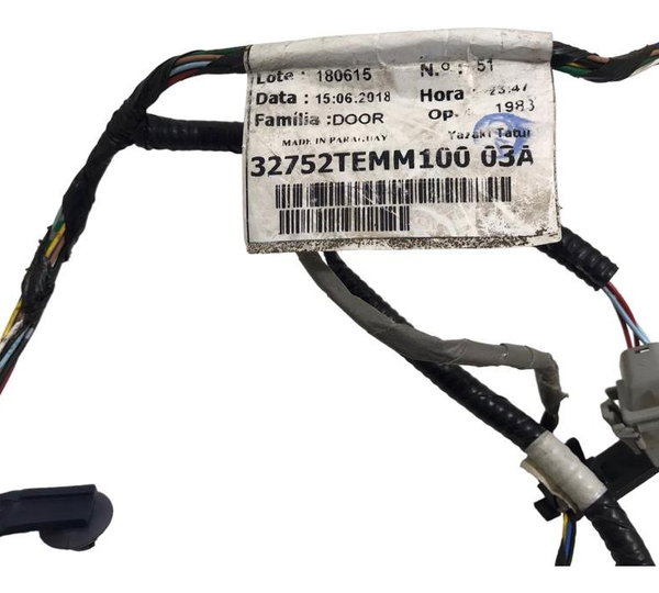 Chicote Porta Dianteira Direita Honda Civic G10 2017 2020
