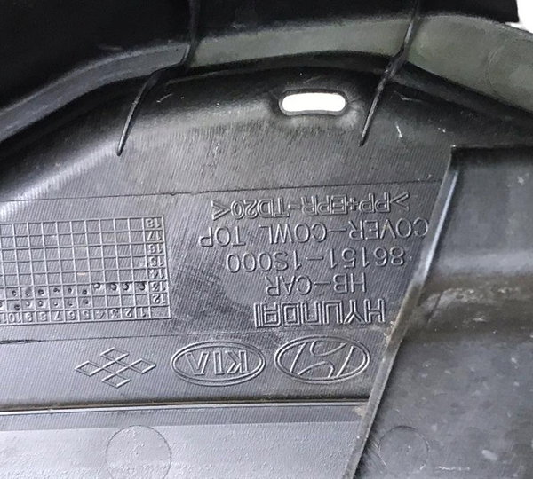 Grade Churrasqueira Parabrisa Hyundai Hb20 2013 861511s000