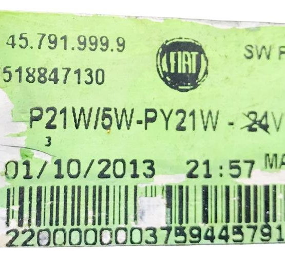 Lanterna Traseira Esquerda Fiat Palio Weekend 2008/2013