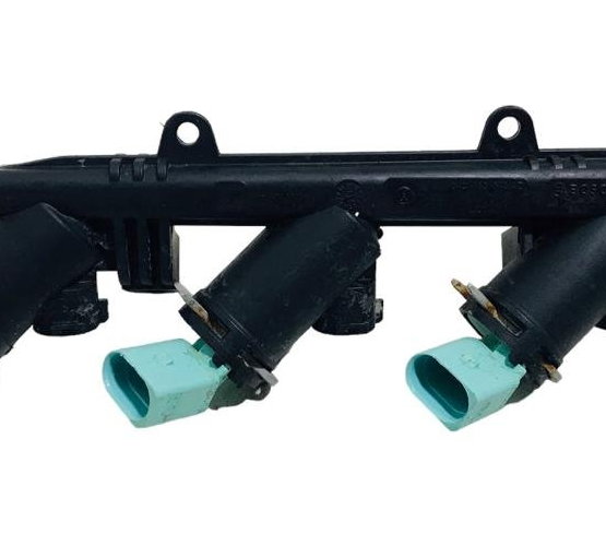 Flauta Dos Bicos Injetores Vw Gol G7 / G8 1.0 2018/2020