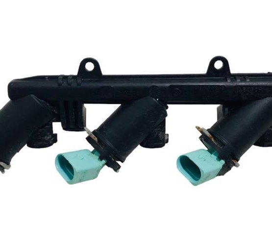 Flauta Dos Bicos Injetores Vw Gol G7 / G8 1.0 2018/2020