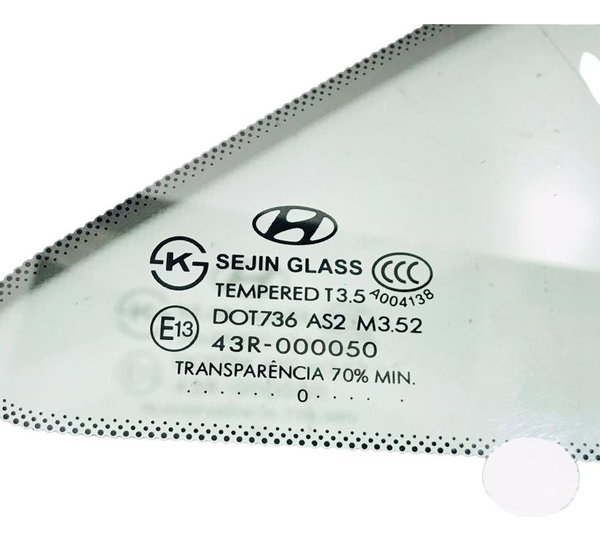 Vidro Fixo Traseiro Direito Hyundai Azera V6 2010