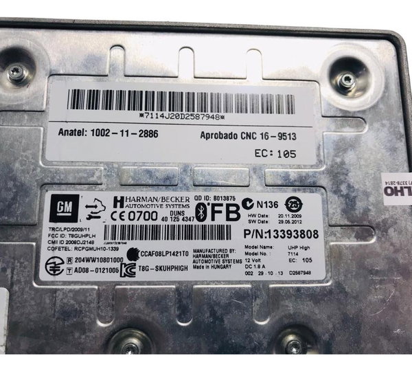 Módulo Bluetooth  Radio Gm Cruze 2011 A 2016