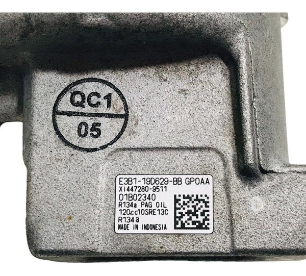 Compressor Do Ar Condicionado Ford Ka 1.0 3cc 2018