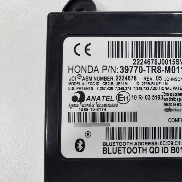 Módulo Bluetooth Honda Civic 2013/2014