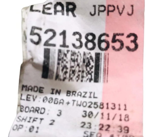 Chicote Elétrico Capô Traseiro Gm Onix Joy 1.0 2019
