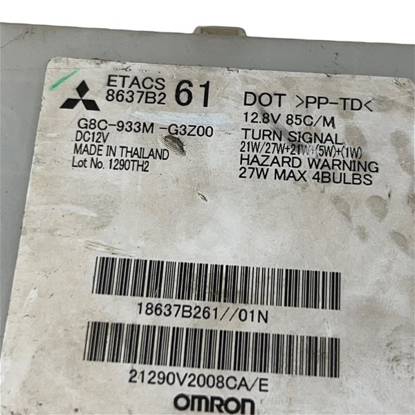 Módulo Bcm Etacs L200 New Triton Hpe-s 2021 8637b261 (4436)