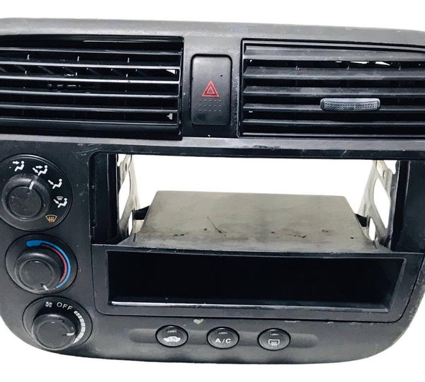 Moldura Painel Comando De Ar C/difusores Honda Civic 13/2015
