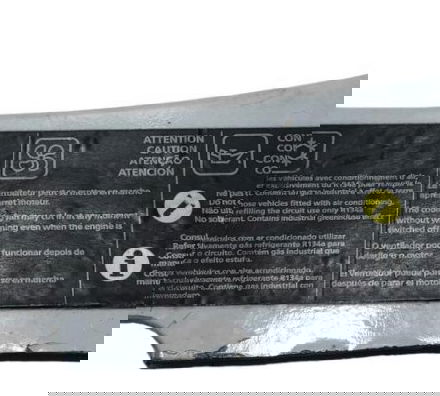 Adesivo Advertencia Painel Frontal Renault Sandero 1.6 2011