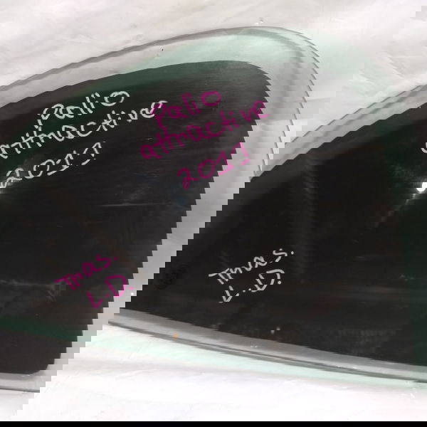 Vidro Fixo Traseiro Direito Fiat Palio Attractive 2011