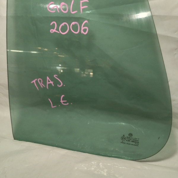 Vidro Fixo Traseiro Esquerdo Vw Golf 2006