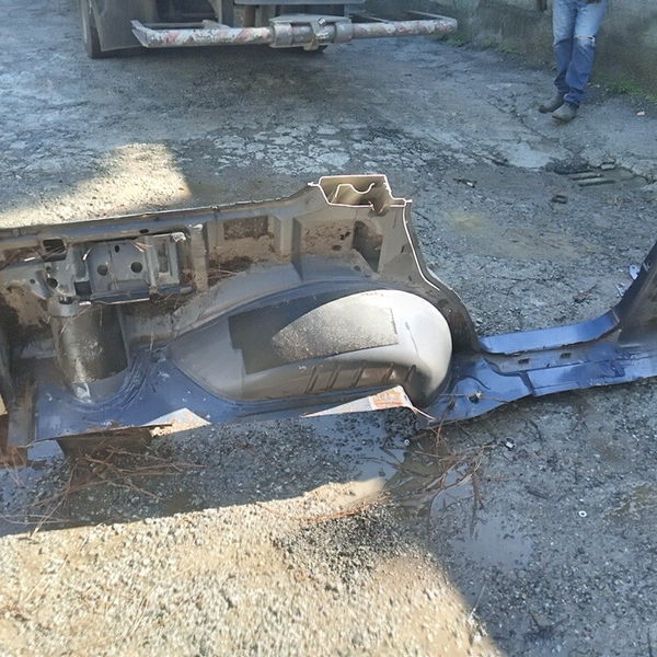 Lateral Caixa Ar Gm Blazer 1998 Azul Lado Esquerdo