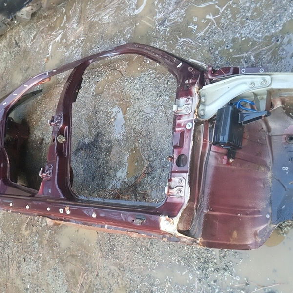 Lateral Coluna Porta L. Direito Fiat Siena 2002 Bordo