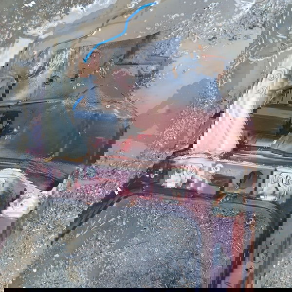 Lateral Coluna Porta L. Direito Fiat Siena 2002 Bordo