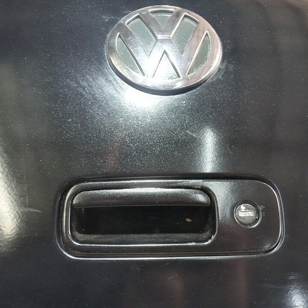 Capo Traseiro Com Vidro Vigia Vw Golf 2004 Sapão  Preto