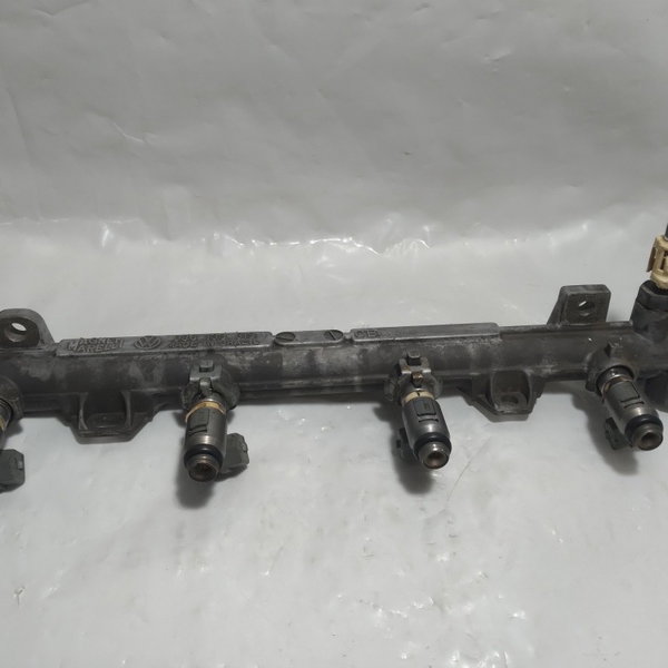 Flauta E Bicos Injetores Vw Gol G3 1.0 16v