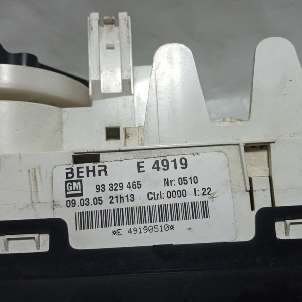Comando Ar Condicionado Gm Meriva 2006