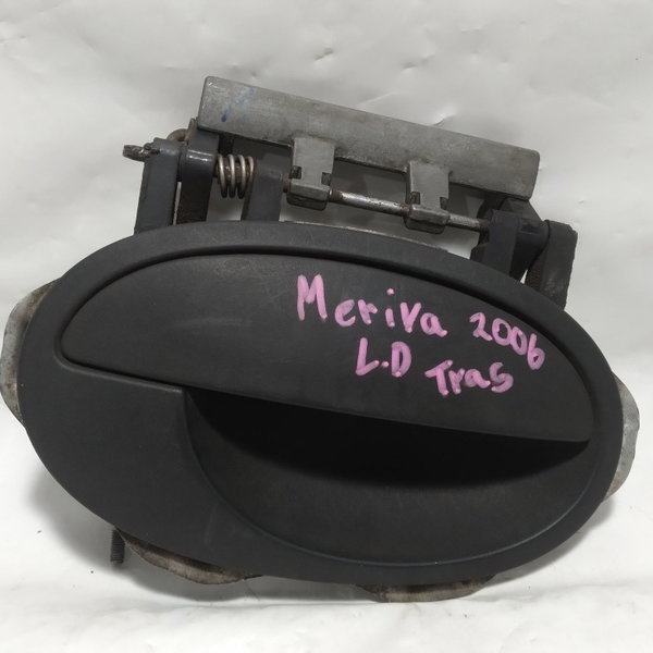 Maçaneta Porta Externa Traseira Direita Gm Meriva 2006 Preto