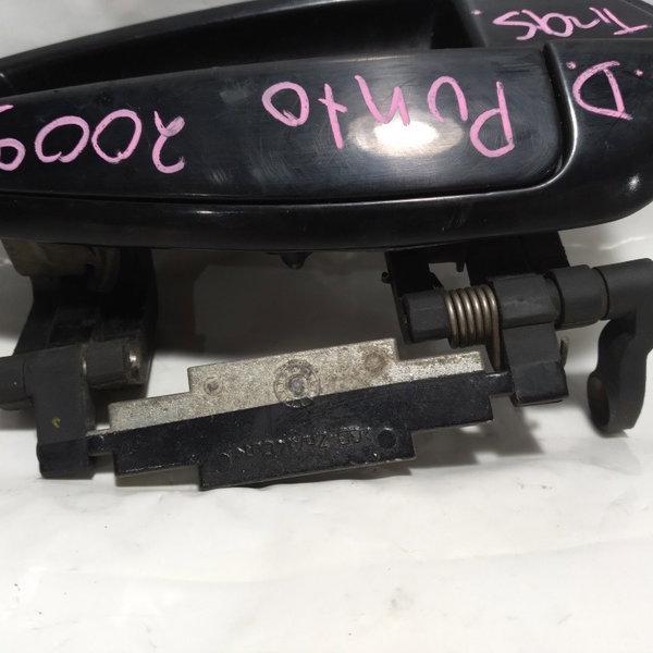 Maçaneta Externa Porta Traseira Direita Fiat Punto 2009 Preto