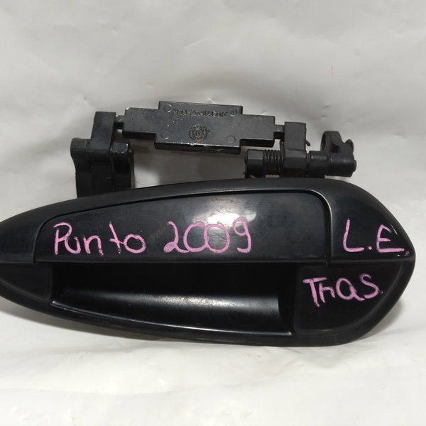 Maçaneta Externa Porta Traseira Esquerda Fiat Punto 2009 Preto