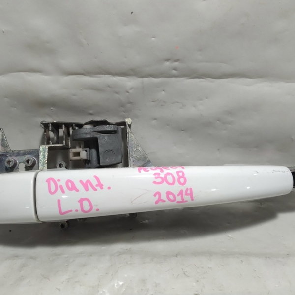 Maçaneta Externa Dianteira Direita Peugeot 308 2014 Branco