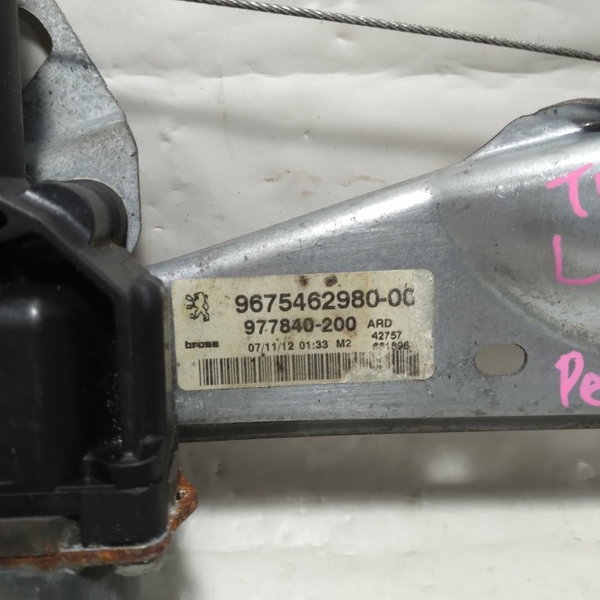 Máquina Vidro Elétrico Traseira Direita Peugeot 308 2014