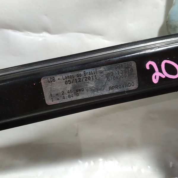 Máquina Vidro Dianteira Direita Fiat Palio Attractive 2011