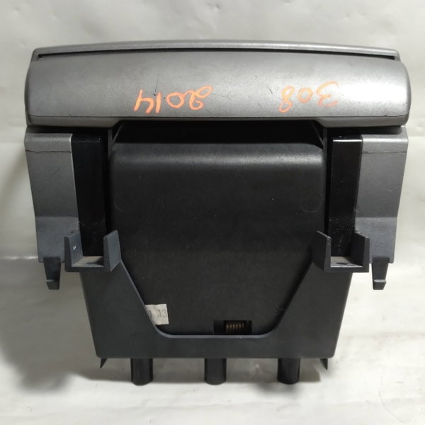 Moldura Comando Ar Condicionado Cinzeiro Peugeot 308 2014