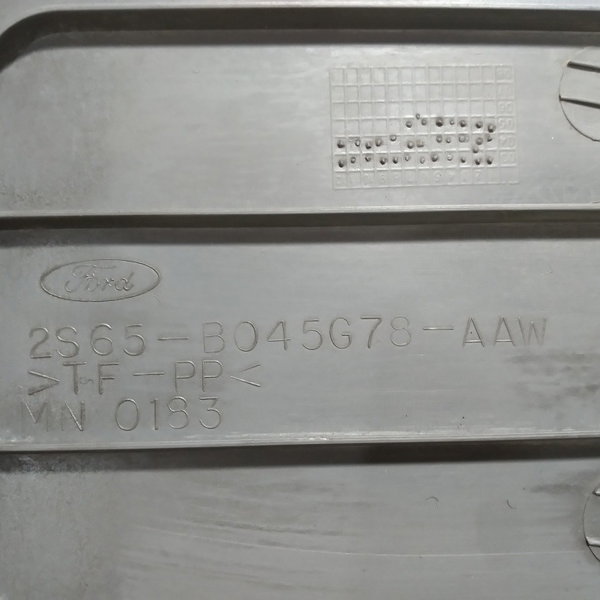 Tampa Bolsa Air Bag Ford Fiesta 2005 Cinza-escuro