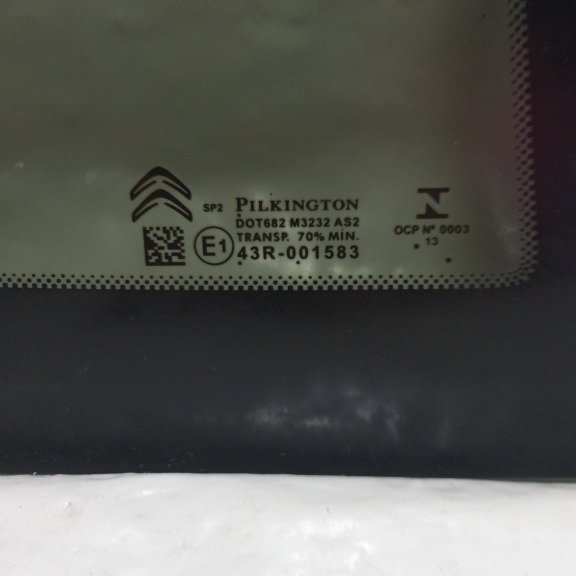 Vidro Fixo Traseiro Direito Citroen C3 2013