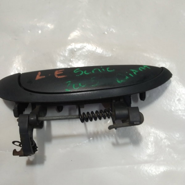 Maçaneta Externa Dianteira Esquerda Renault Scenic 2005 Cinza-escuro