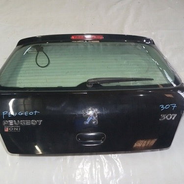 Tampa Traseira Do Porta Mala Com Vidro Peugeot 307 2005 Preto