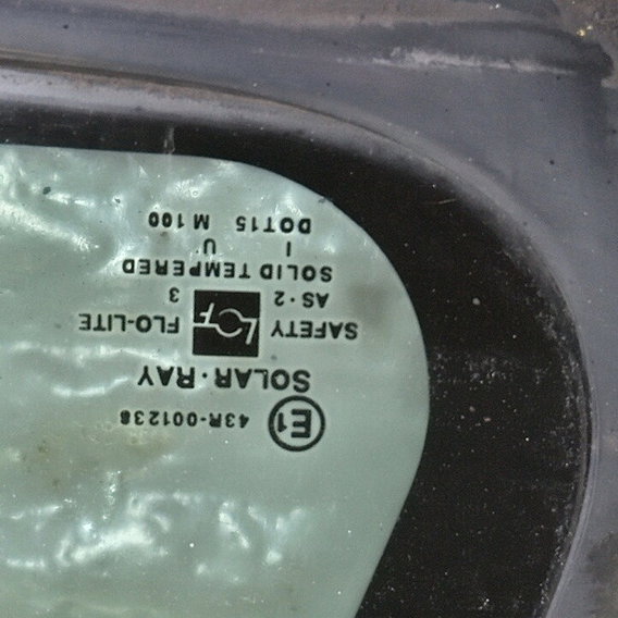 Vidro Fixo Porta Lado Direito Traseiro Gm Blazer 1997