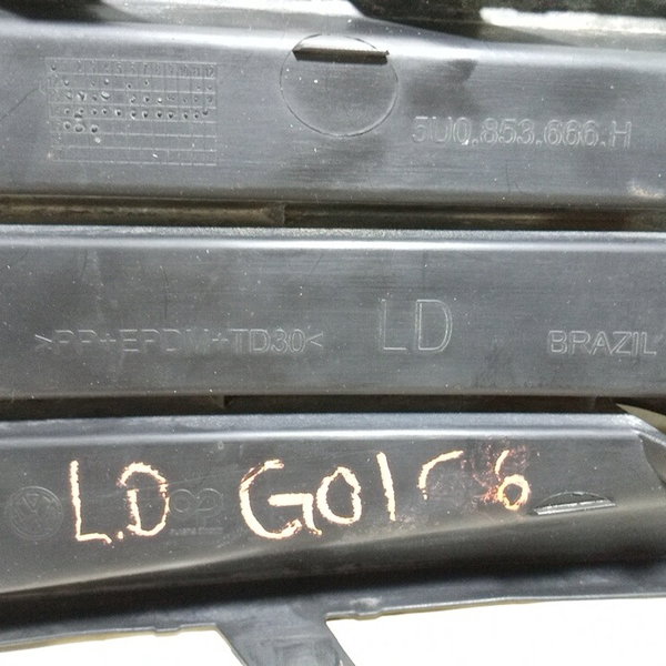 Moldura Farol De Milha Gol G6 2015 Preto Direito