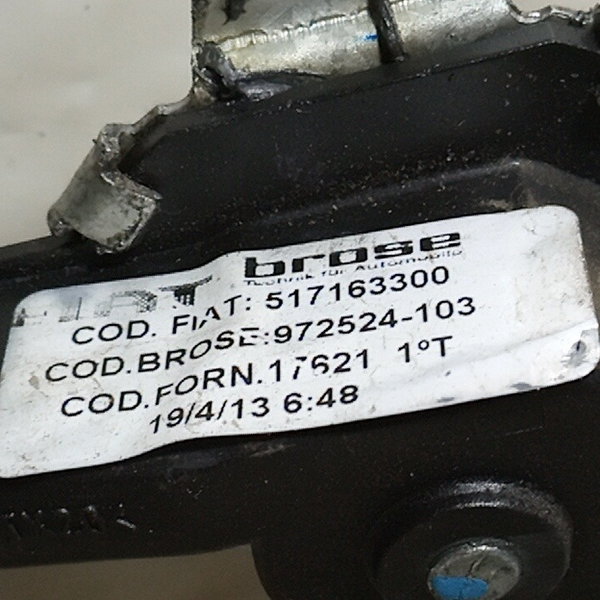 Máquina Vidro Manual Fiat Palio Adventure Tras. L. Esquerda