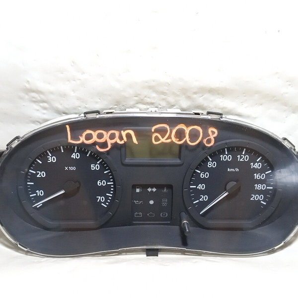 Painel De Instrumentos Renault Logan 2008 Preto