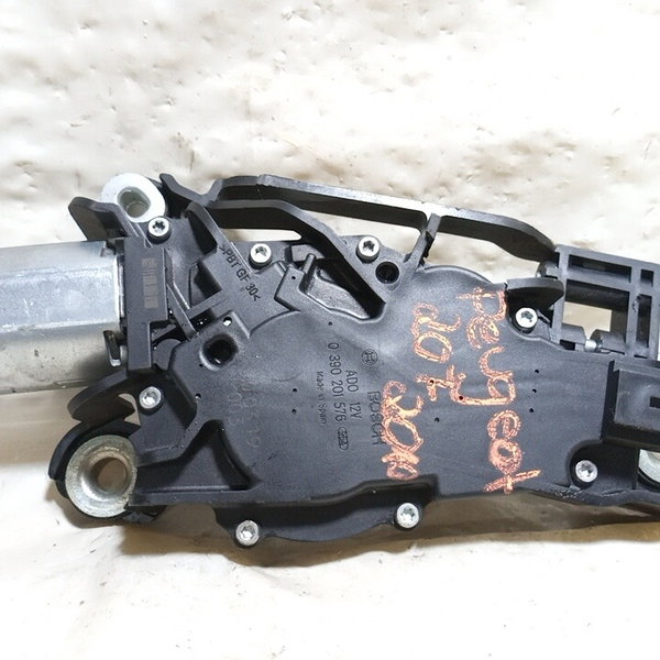 Motor Limpador Parabrisa Traseiro Peugeot 207 Sw 2010