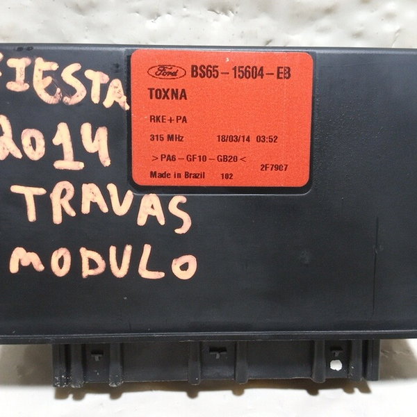 Modulo Conforto Central Ford Fiesta 2014 Bs6515604eb