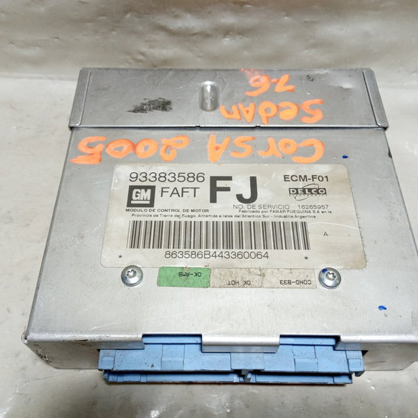 Modulo Injeção Gm Corsa Sedan 1.6 2005 938386fj